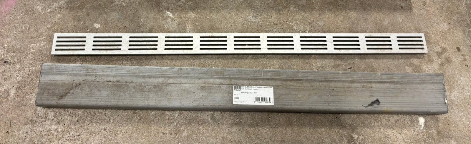ACO slimline goot 7 stuks, Ophalen, Zo goed als nieuw, Beton, Overige typen