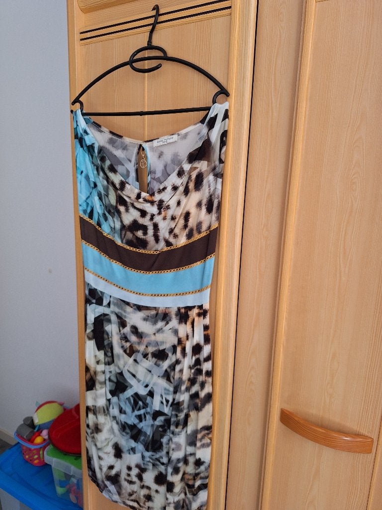 Zomerjurk: Fortuna, Maat 38/40 (M), Blauw, Ophalen of Verzenden, Zo goed als nieuw