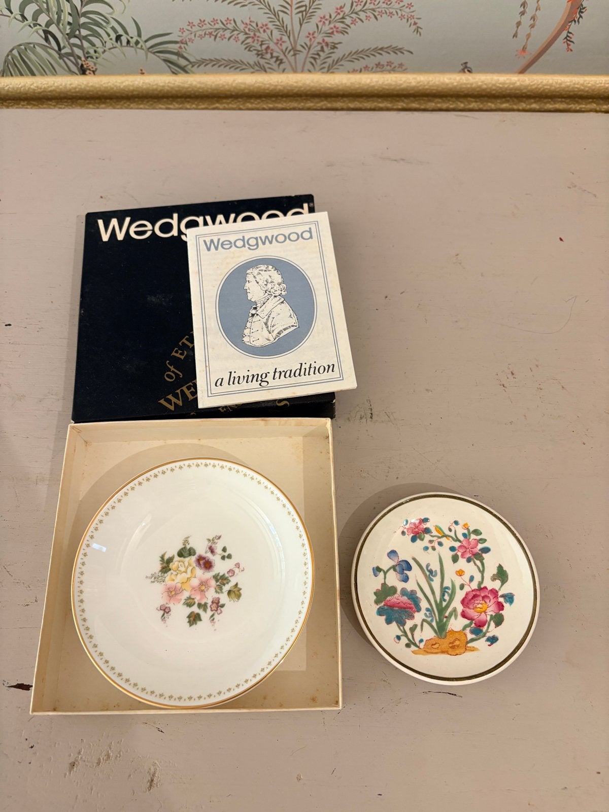 2 Vintage Wedgwood Schoteltjes / Mini-Trays, Antiek en Kunst, Ophalen of Verzenden