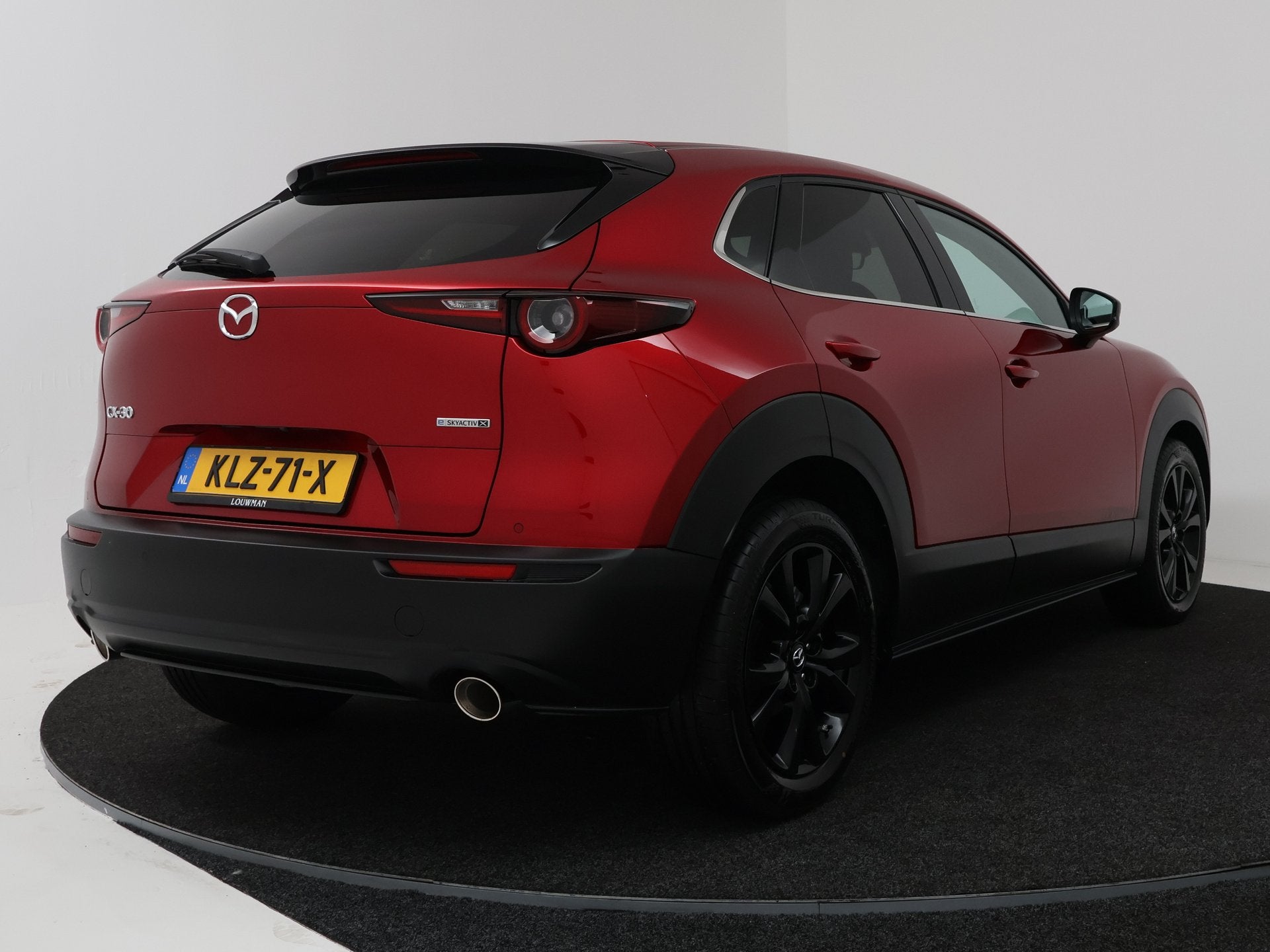 Mazda CX-30 2.0 e-SkyActiv-X M Hybrid Homura DEMO voordeel, Stof, Origineel Nederlands, Bedrijf, Automatische klimaatregeling