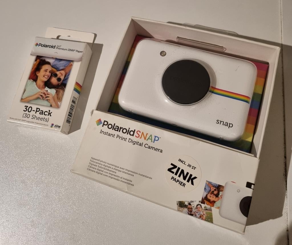 Polaroid Snap Instant Camera Nieuw met 50 stuks Zink papier., Verzenden, Nieuw, Overige Merken