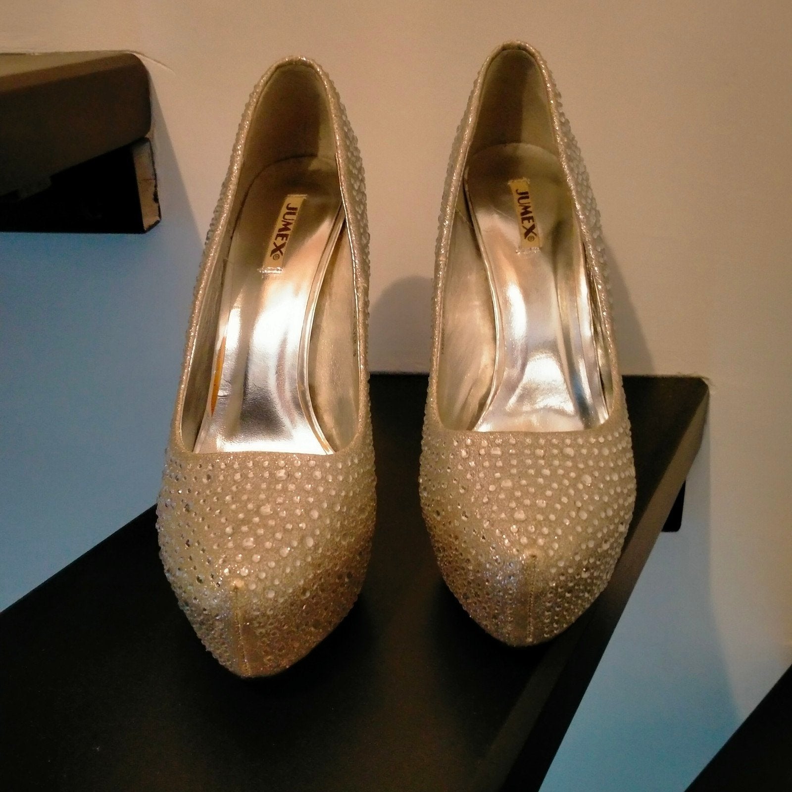 JUMEX Gala Pumps Maat 38 - Gedragen, Pumps, JUMEX, Ophalen of Verzenden, Gedragen