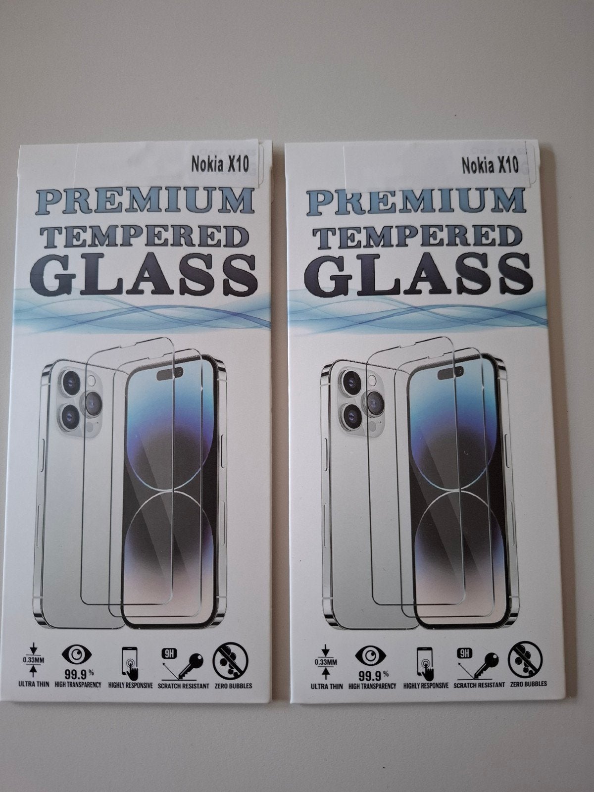 2x Screenprotector Nokia X10 - Premium Tempered Glass, Telecommunicatie, Ophalen of Verzenden, Nieuw, Bescherming, Nokia