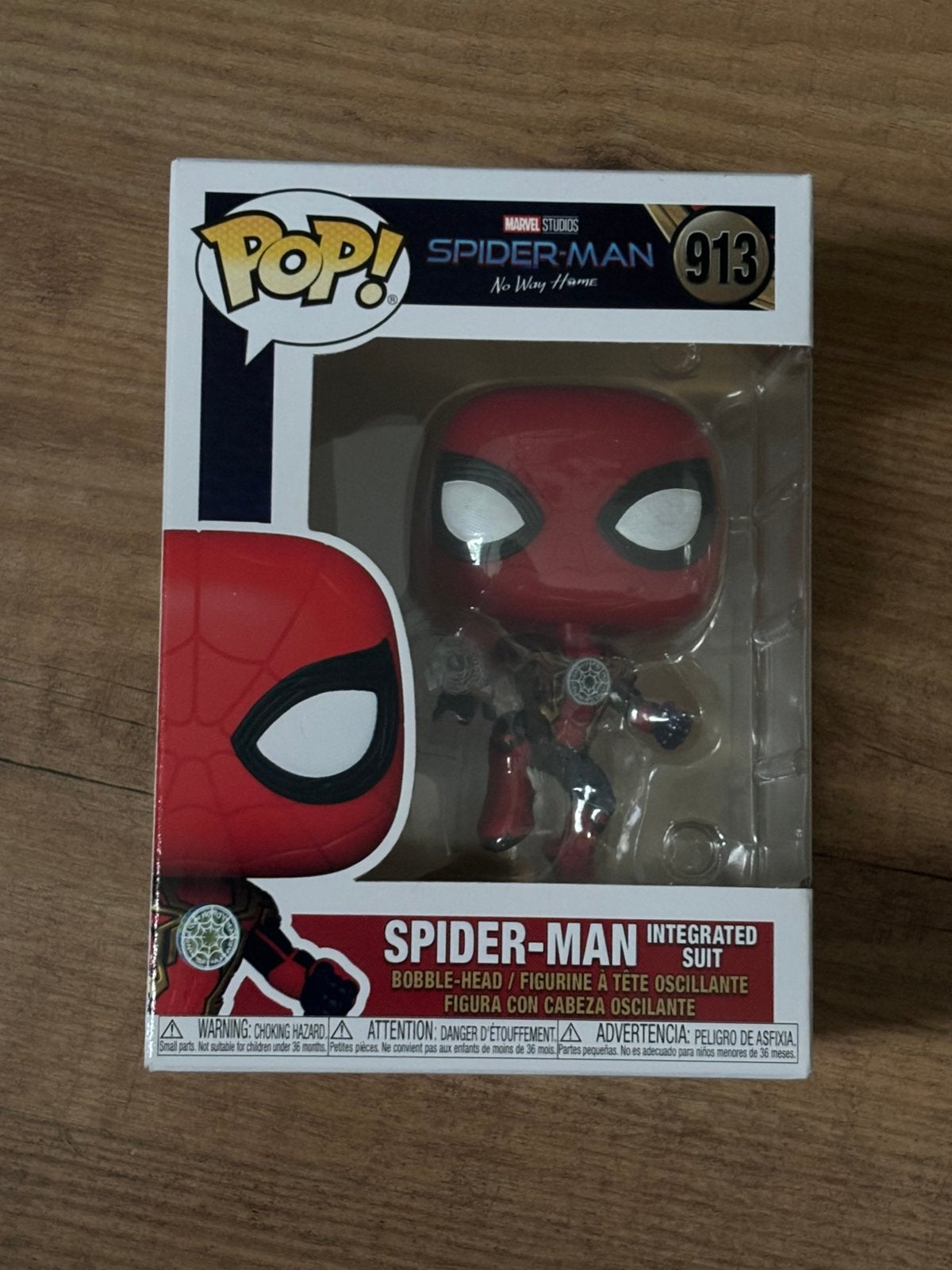 Funko Pop - Spiderman (integrated suit), Ophalen of Verzenden, Zo goed als nieuw