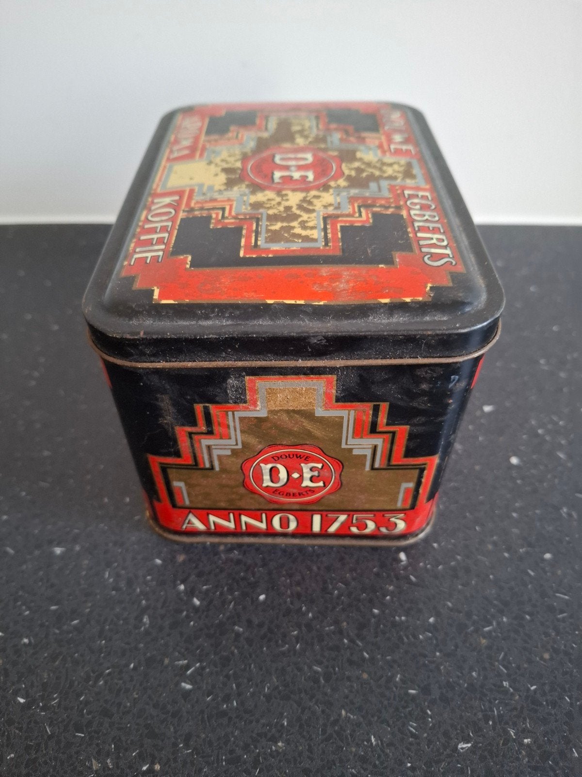 Vintage Douwe Egberts Aroma Koffie blik Anno 1753, Ophalen of Verzenden