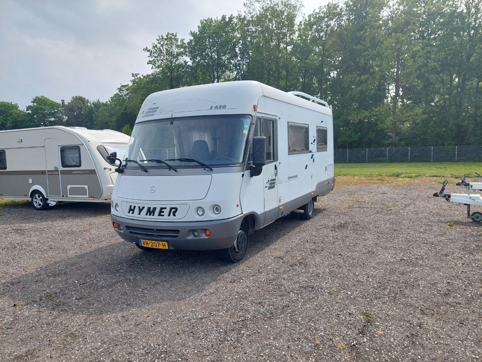 Hymer S 650 met werk, 6 tot 7 meter, Diesel, Hymer, Mercedes
