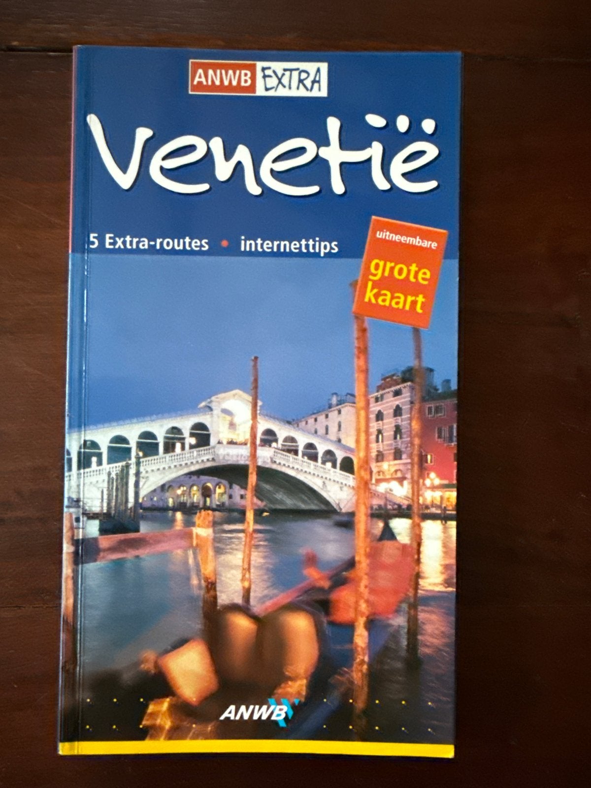 ANWB Extra Venetië Reisgids met Grote Kaart, Europa, Ophalen of Verzenden, Zo goed als nieuw, Reisgids of -boek