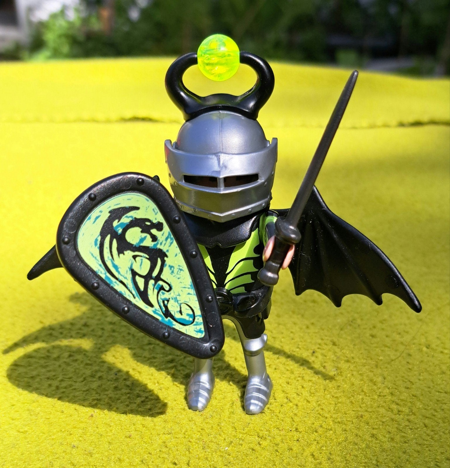 Playmobil zwarte ridder., Kinderen en Baby's, Speelgoed | Playmobil, Ophalen of Verzenden, Zo goed als nieuw, Los playmobil
