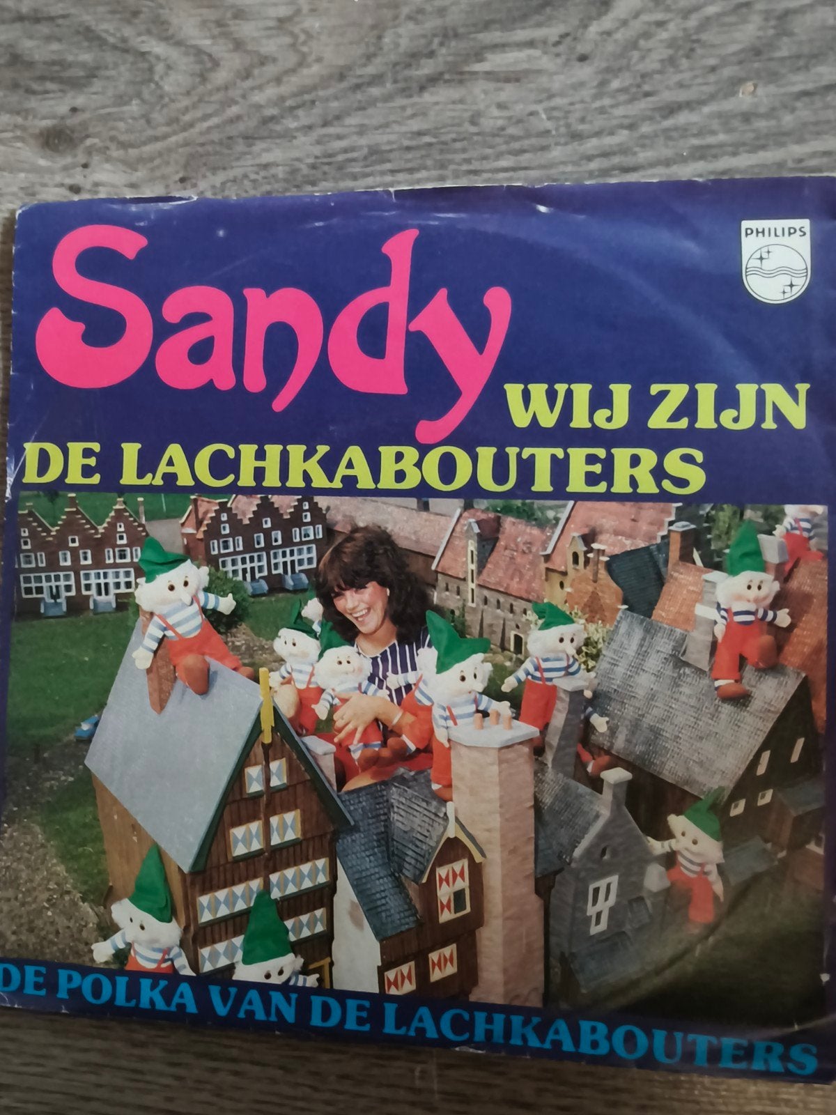 Sandy - Wij Zijn De Lachkabouters / De Polka Van De Lachkabo, Cd's en Dvd's, Gebruikt, EP, Kinderen en Jeugd, 7 inch