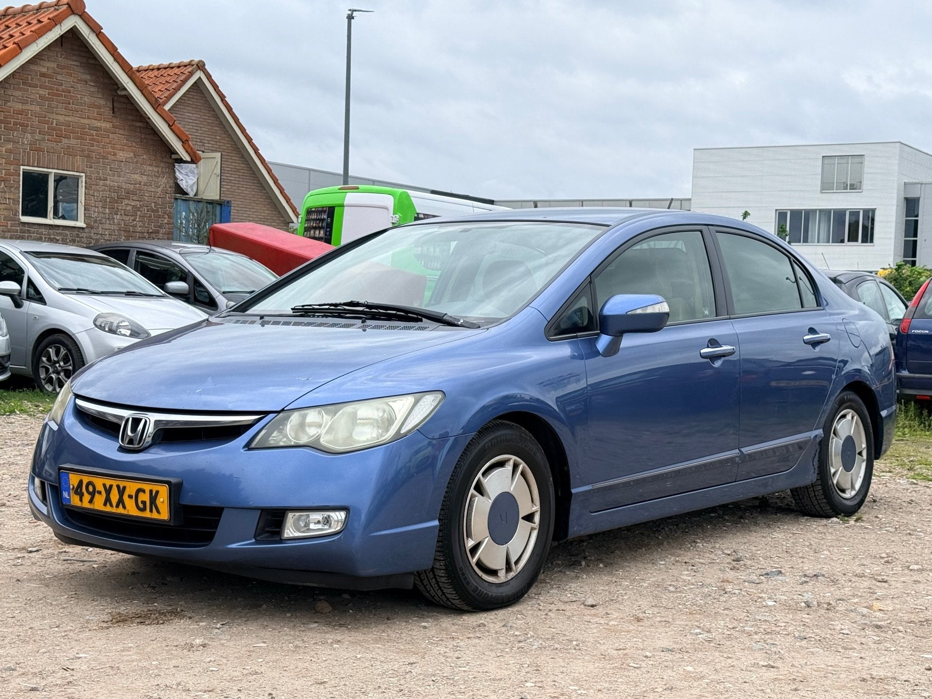 Honda Civic 1.3 Hybrid/ AUTOMAAT/ MOTOR TOPSTAAT, Auto's, Blauw, Origineel Nederlands, Bedrijf, Hybride Elektrisch/Benzine