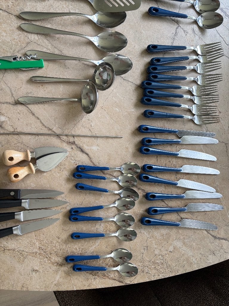 Camping bestek en ander keukenbestek, Ophalen of Verzenden, Gebruikt