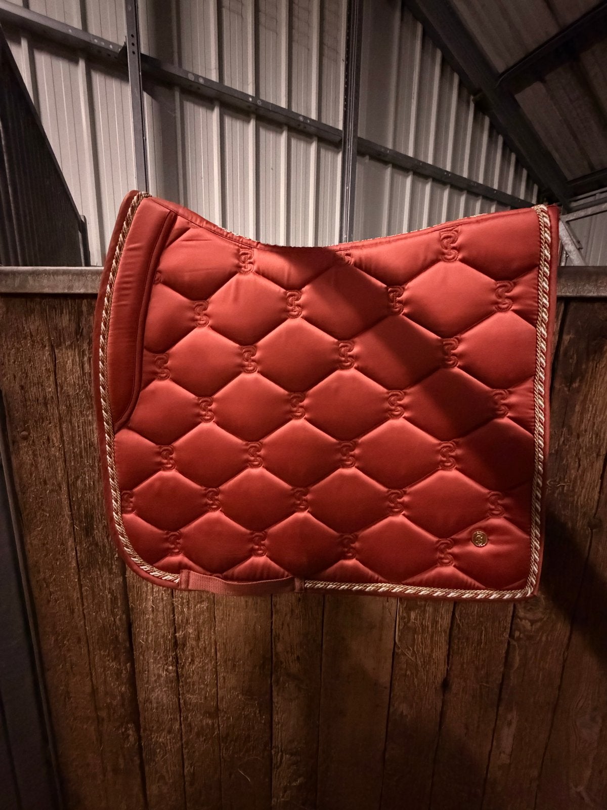 Ps of Sweden burnt orange dressuur zadeldekje Cob, Ophalen of Verzenden, Zo goed als nieuw