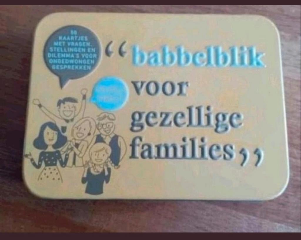 Babbelblik voor gezellige families, Hobby en Vrije tijd, Gezelschapsspellen | Kaartspellen, Vijf spelers of meer, Ophalen of Verzenden