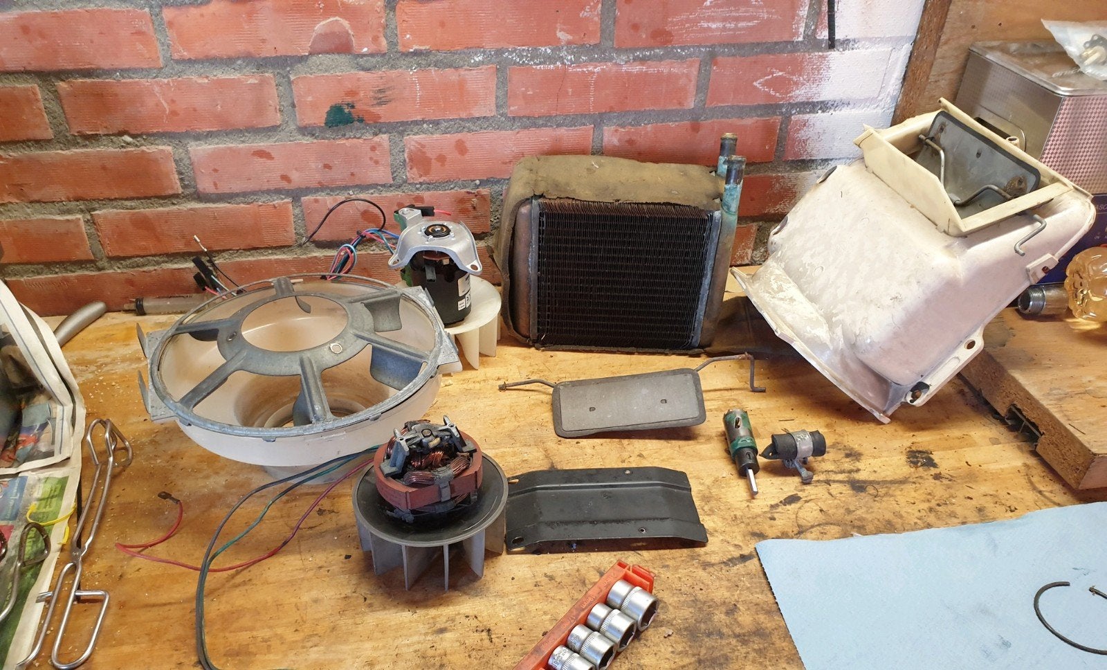 Onderdelen Ventilator unit volvo 144/142/244/242 1968, Ophalen, Gebruikt, Volvo