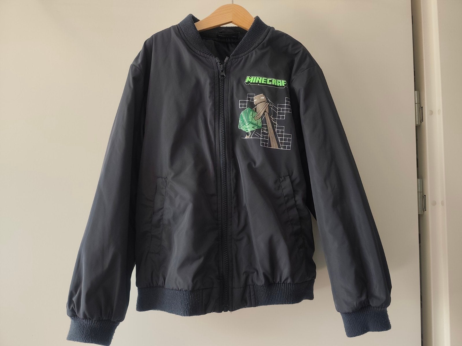 Minecraft Bomberjack maat 140, Ophalen, Gebruikt, Minecraft, Jongen