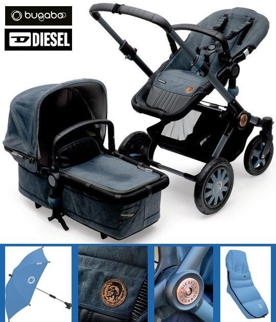 Bugaboo Diesel kinderwagen Limited Edition, Verstelbare duwstang, Bugaboo, Zo goed als nieuw, Ophalen