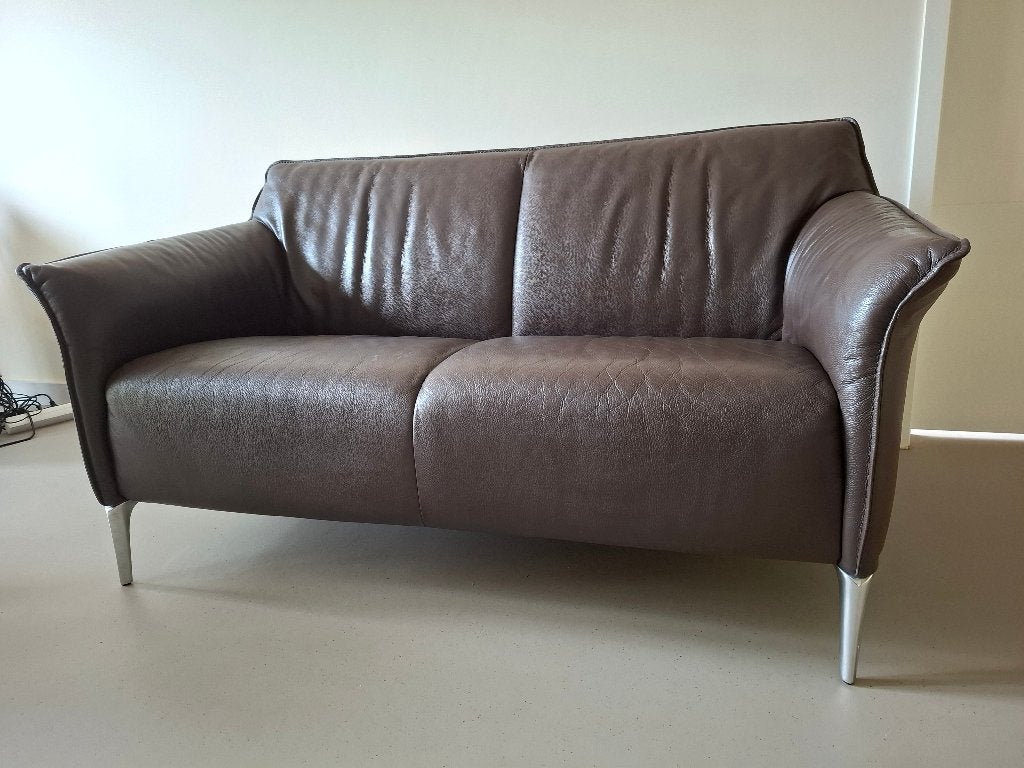 Design bank Leolux, Ophalen, 150 tot 200 cm, Tweepersoons, 75 tot 100 cm