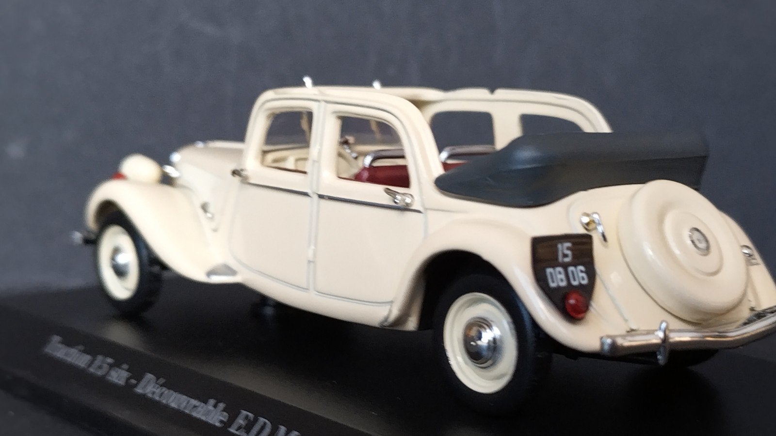 Citroen Traction Avant Decouvrable 1949 1:43 Norev Pol, Auto, Verzenden, ., Nieuw