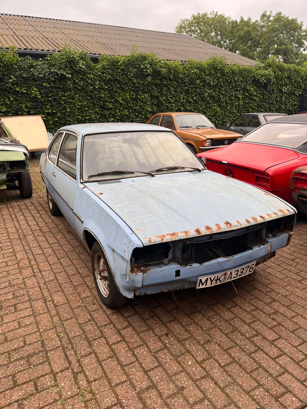 Ascona B 2 drs, Ophalen, Opel, Spatbord