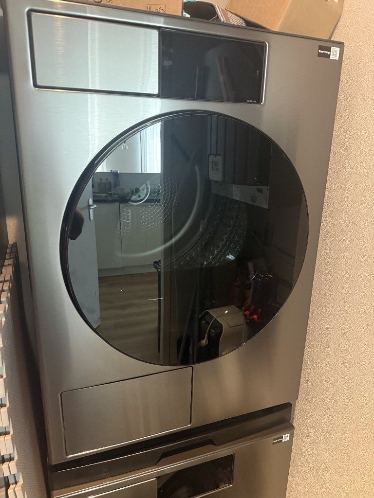 Samsung wasdroger DV90F09F4SU3 Bespoke AI z.g.a.n., Witgoed en Apparatuur, Wasdrogers, Ophalen, 8 tot 10 kg, Zo goed als nieuw