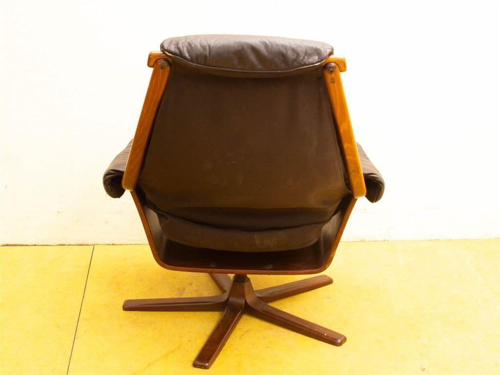 Mobel draai fauteu 34659, Huis en Inrichting, Fauteuils, Ophalen of Verzenden, Gebruikt, 75 tot 100 cm, Minder dan 50 cm