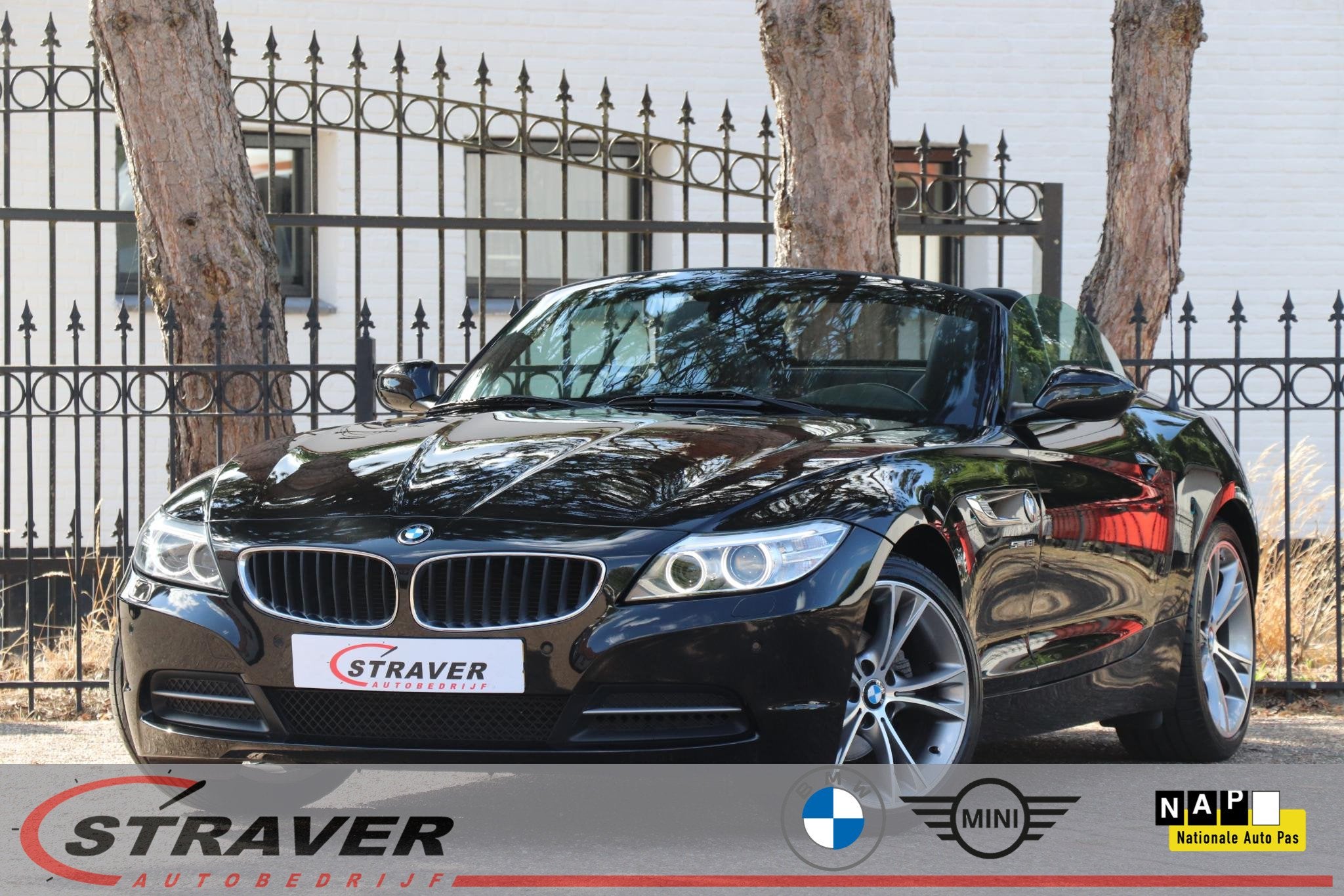 BMW Z4 Roadster sDrive18i |Sportstoelen |Navi PRO |Stoelverw, Auto's, BMW, Dealer onderhouden, Gebruikt, Cabriolet, Zwart
