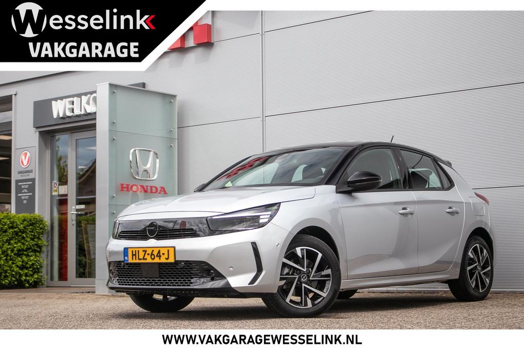 Opel Corsa 1.2 Turbo Hybrid GS | apple cp/android auto | Cru, Auto's, 12 maanden, Stof, Gebruikt, Hybride Elektrisch/Benzine