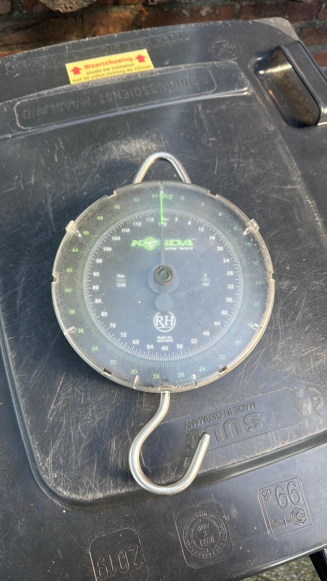 Korda weegschaal 54kg, Watersport en Boten, Ophalen of Verzenden, Gebruikt, Overige typen