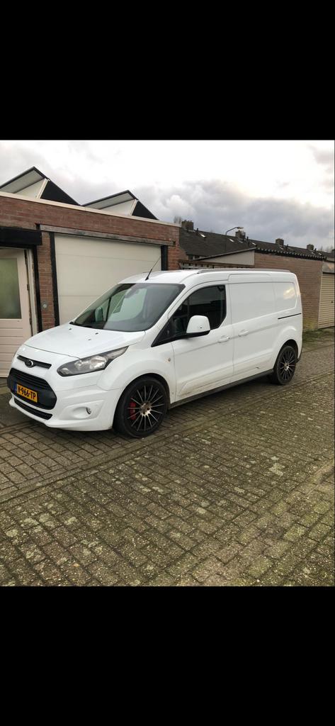 Ford Transit Connect 1.6 Tdci 85KW 2015, Auto's, 21 km/l, Stof, Zwart, 4 cilinders