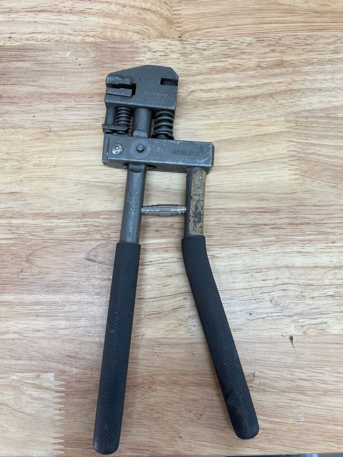 Midlock Pons- en Zettang voor Plaatwerk, Doe-het-zelf en Verbouw, Gereedschap | Handgereedschap, Gebruikt, Tang, Overige merken