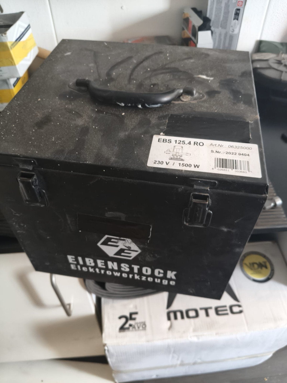 Eibenstock EBS 125.4 RO betonslijper 1500W+koffer+schijve, Ophalen, Gebruikt, 1000 watt of meer, Overige typen