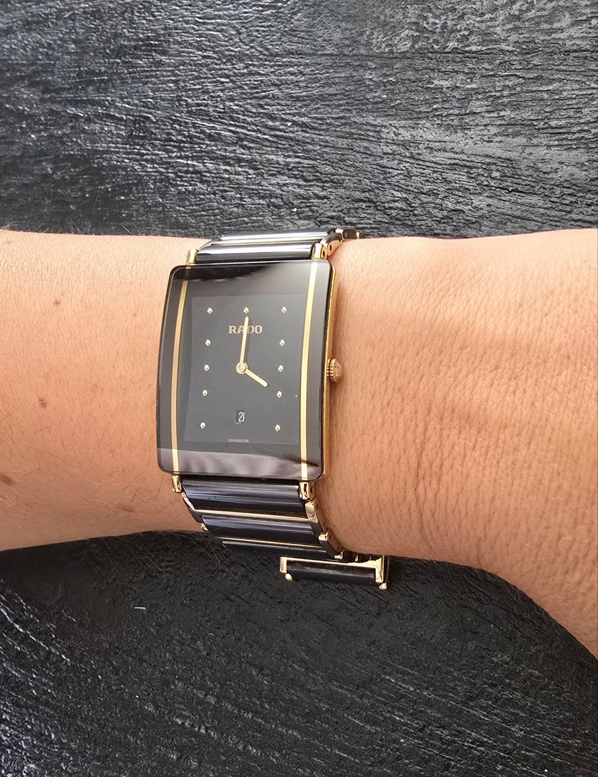 Rado (heren) Horloge 160.0381.3 met 20 schakels, Sieraden, Tassen en Uiterlijk, Ophalen of Verzenden, Gebruikt, Staal, Overige merken