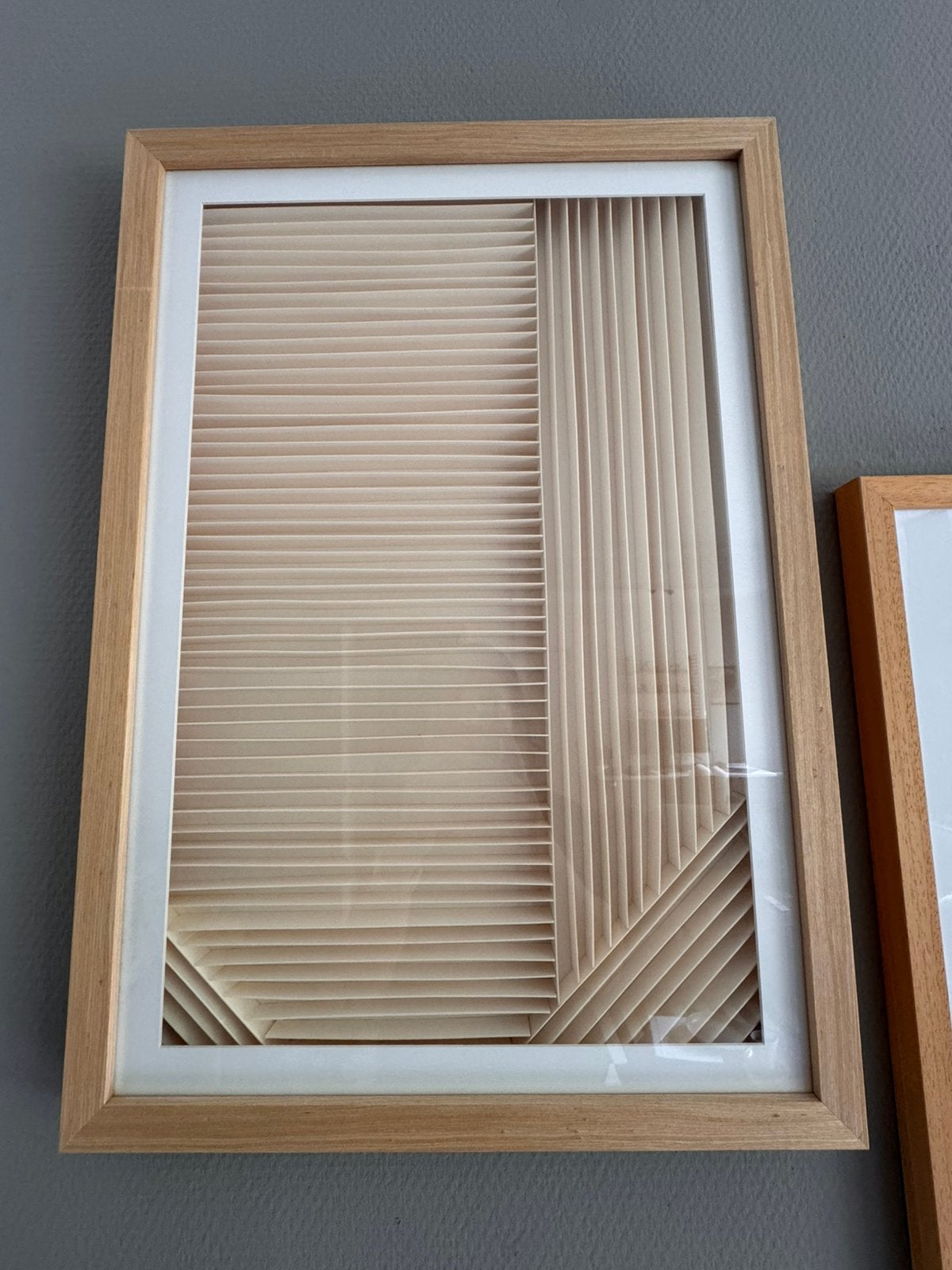 HKliving 3D kunstwerk layered paper 42x60cm, Ophalen