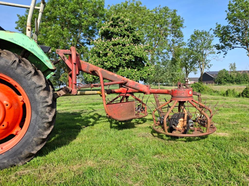 Pz strela schudder en harken, wifo achterlader, 38 inch band, Ophalen, Weidebouw