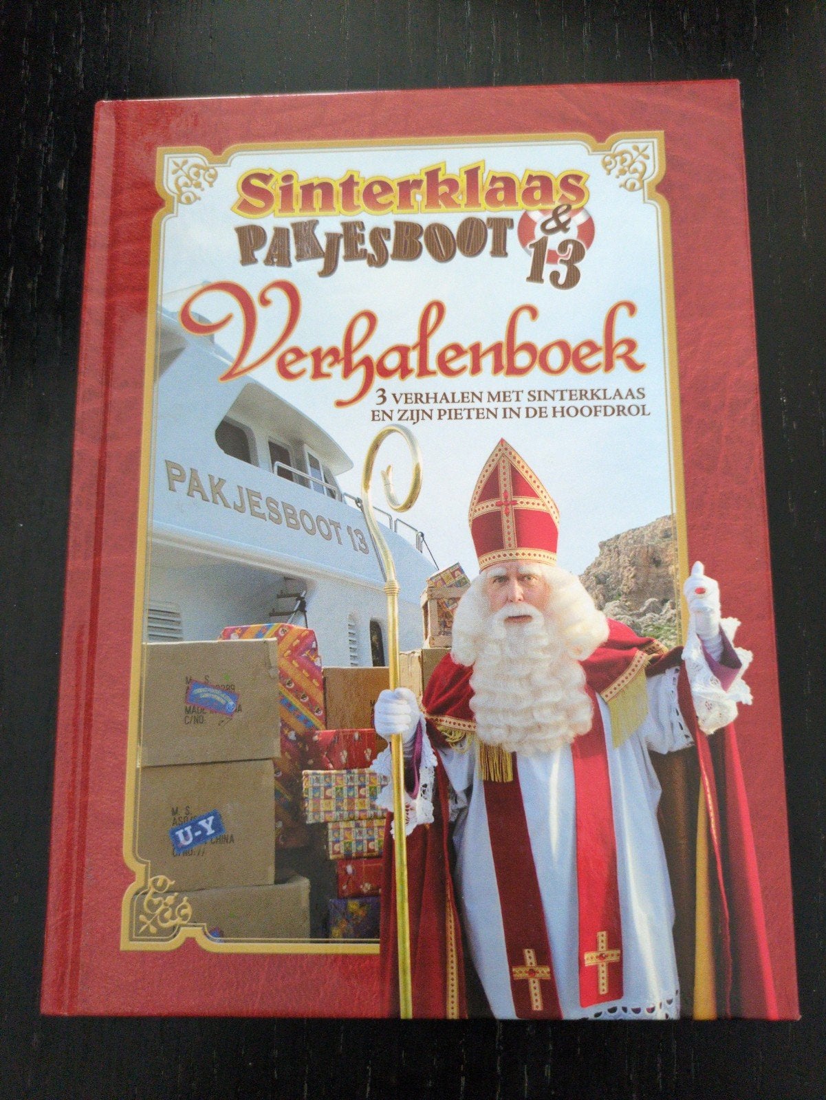 Sinterklaas Pakjesboot 13 Verhalenboek - Hardcover, Diversen, Ophalen of Verzenden, Zo goed als nieuw