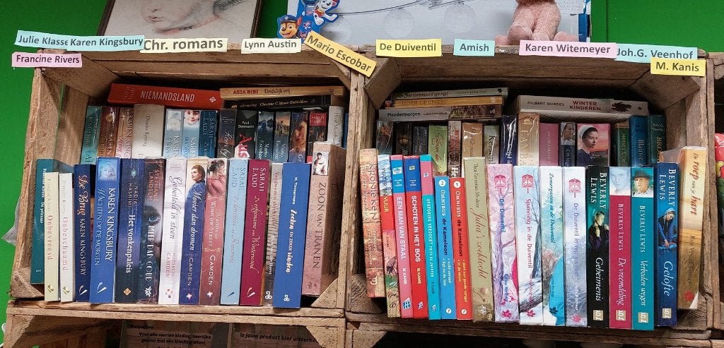 Christelijke romans en jeugdboeken, Ophalen, Zo goed als nieuw