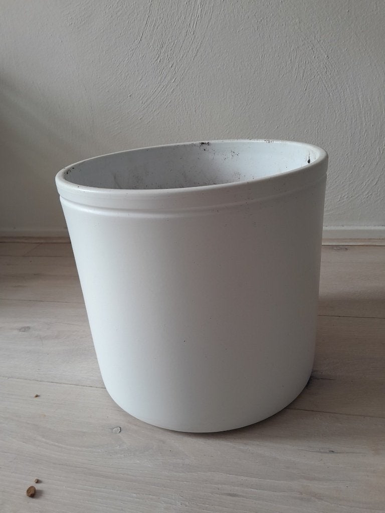 Grote stenen bloempot als nieuw, koopje, Rond, Binnen, Ophalen of Verzenden, Zo goed als nieuw