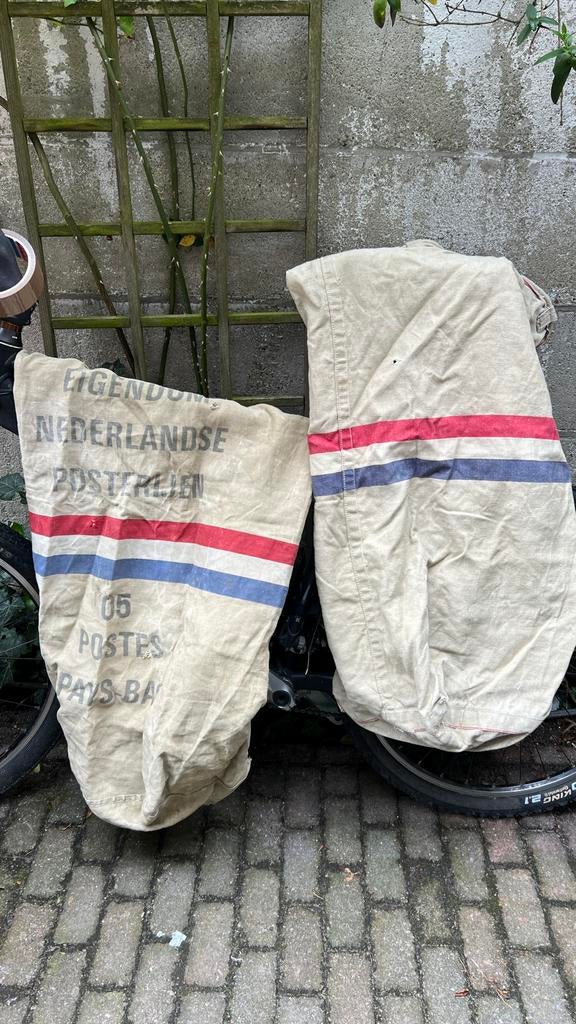 Vintage PTT Postzakken - Set van 2, Ophalen of Verzenden, Gebruikt