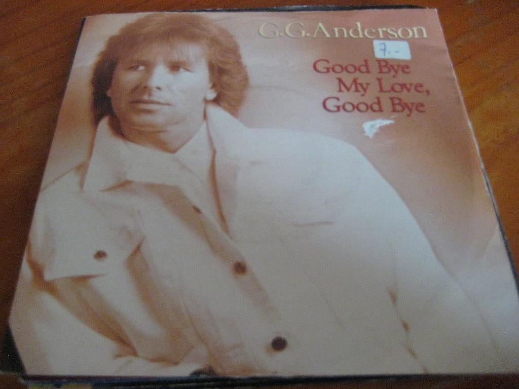 G.G. Anderson: Good Bye, my love, good bye, Ophalen of Verzenden, Zo goed als nieuw, Pop, Single