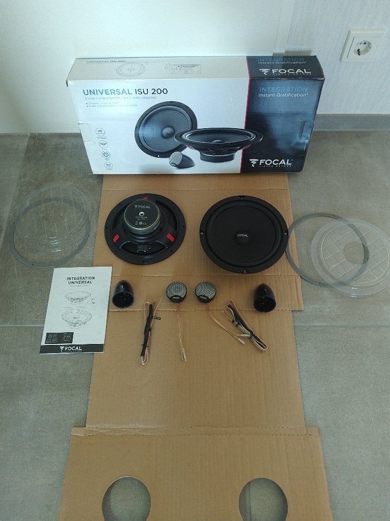 Auto Luidspreker Focal ISU 200, Audio, Tv en Foto, Luidsprekers, Overige merken, Gebruikt, Speakerset, Ophalen of Verzenden