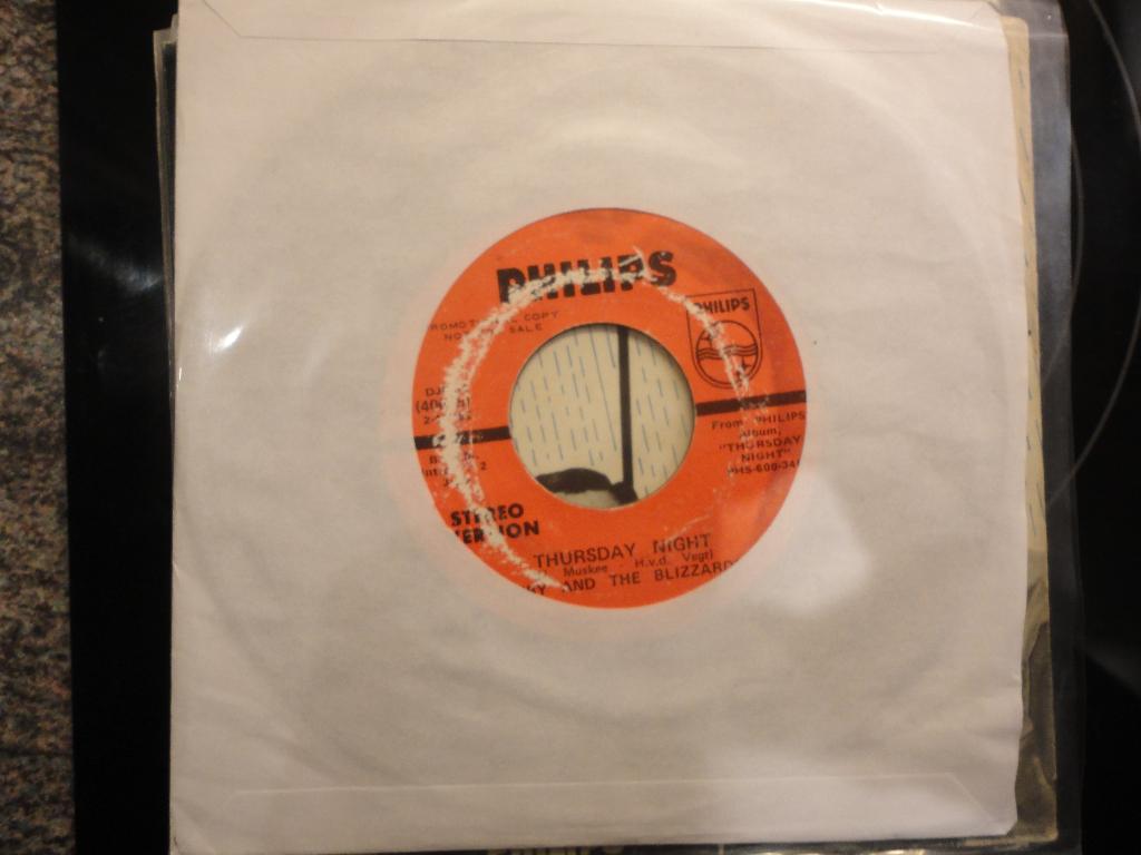 Cuby and the Blizzards-Thursday night USA PROMO, Cd's en Dvd's, Vinyl Singles, Gebruikt, Originele persing, 7 inch, Single