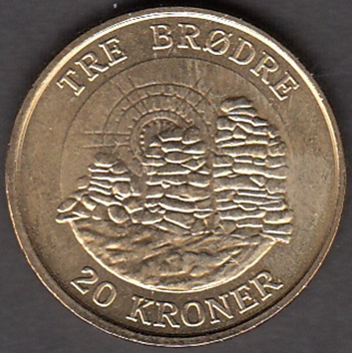 Denemarken 20 Kroner Danish Towers 2006 in munthouder, KM913, Ophalen of Verzenden, Overige landen, Losse munt
