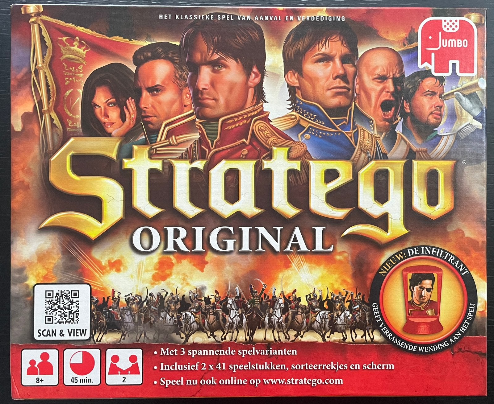 Stratego original van Jumbo, Een of twee spelers, Ophalen of Verzenden, Nieuw