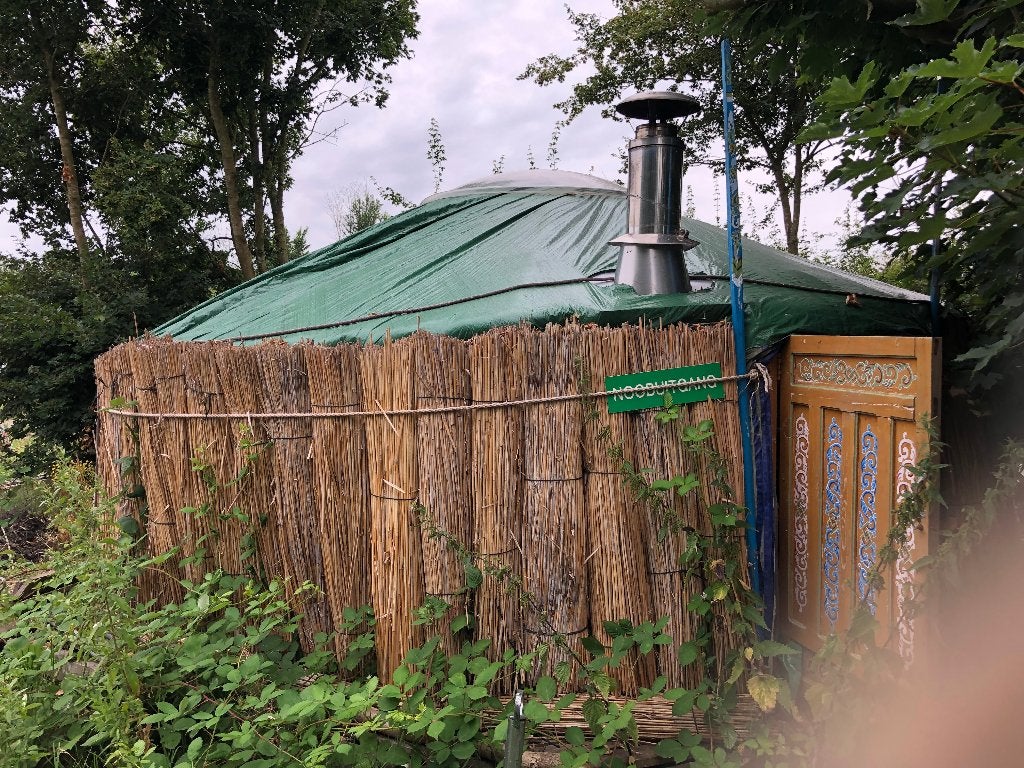 Mongoolse Yurt 5 meter diameter te koop, Ophalen, Gebruikt