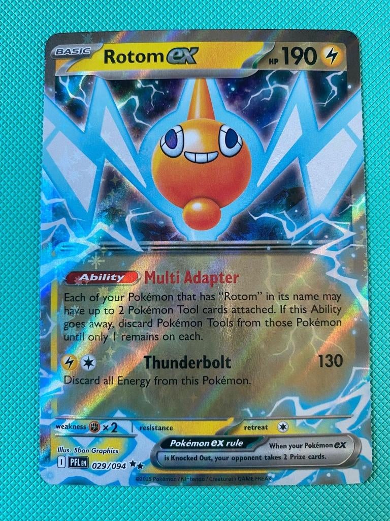 Rotom EX 029/094 PEL, Ophalen of Verzenden, Nieuw, Losse kaart, Foil