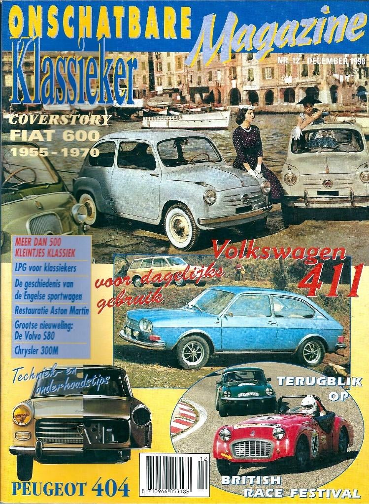 Onschatbare Klassieker reportage Fiat 600, Ophalen of Verzenden, Gelezen, Overige merken