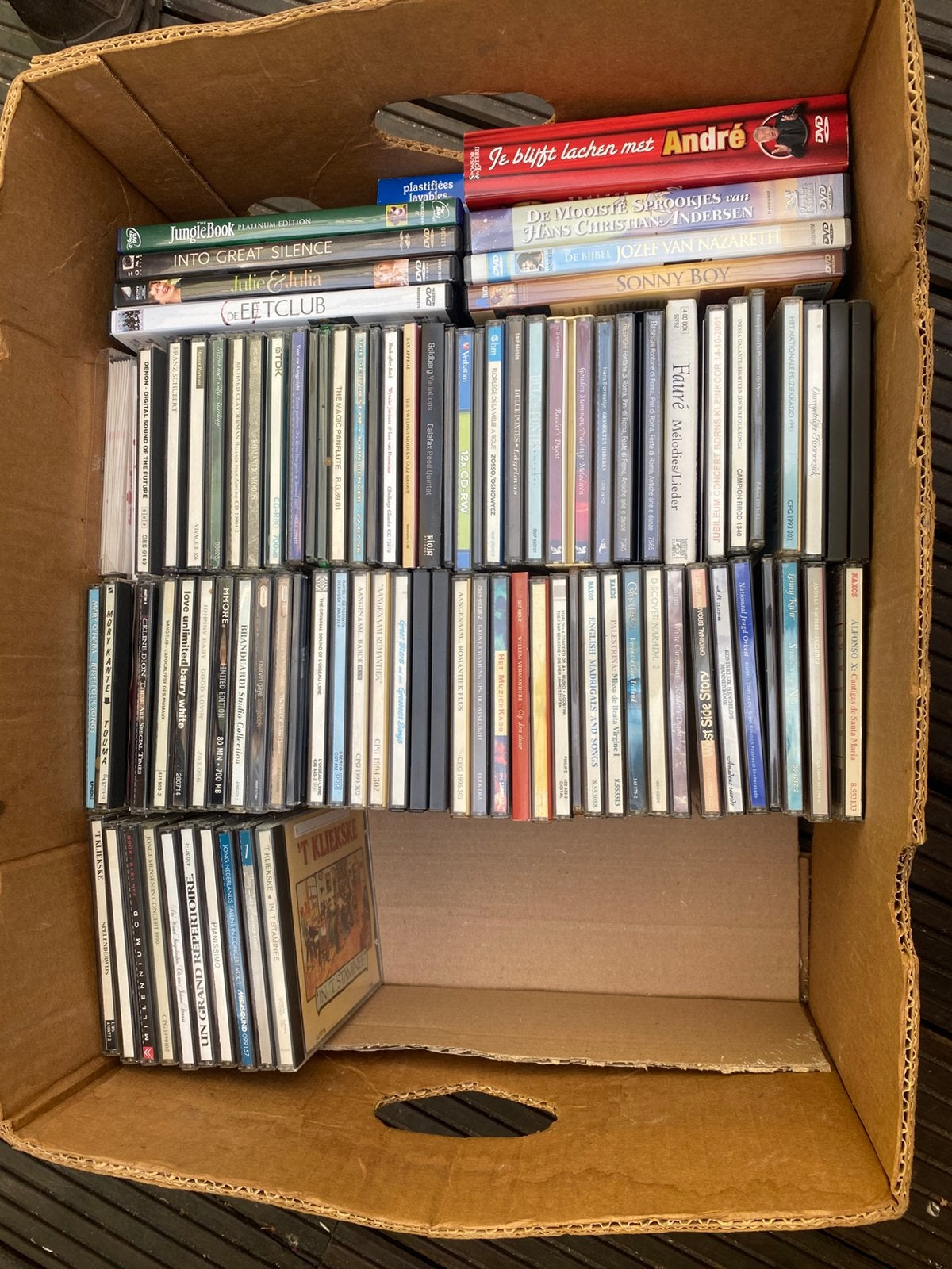 Doos cd’s dvd’s, Ophalen, Gebruikt