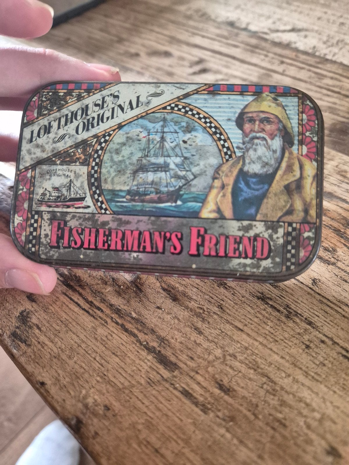 Vintage Fisherman's Friend blikje - LoftHouse's Original, Verzamelen, Ophalen of Verzenden, Gebruikt, Overige, Overige merken