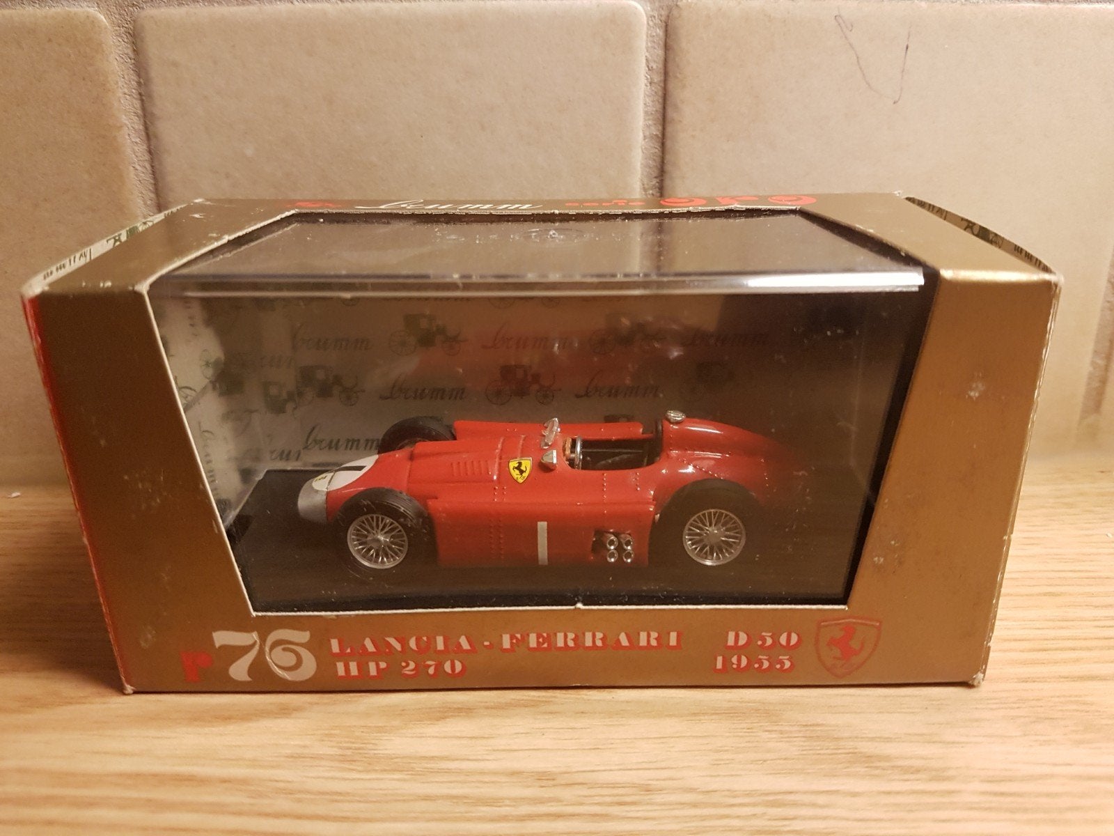 f1 brumm lancia Ferrari D50  1955, Hobby en Vrije tijd, Modelauto's | 1:43, Ophalen of Verzenden, Zo goed als nieuw, Auto, Overige merken