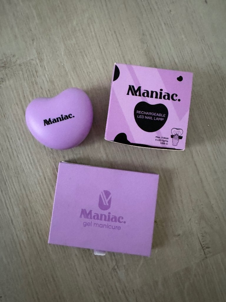 Maniac Nails manicure & Rechargeable LED Nail Lamp, Verzenden, Nieuw, Handen en Nagels, Toebehoren